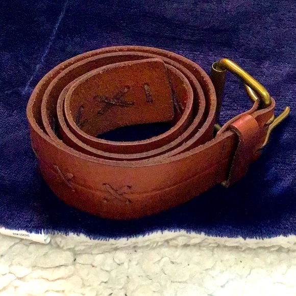 Vtg.?Eddie Bauer Leather Belt